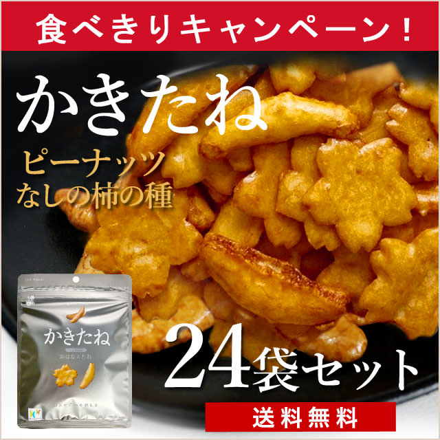 ピリ辛好きさん集まれ〜！【かきたね】ポリポリが止まらない/24袋セット（送料無料）