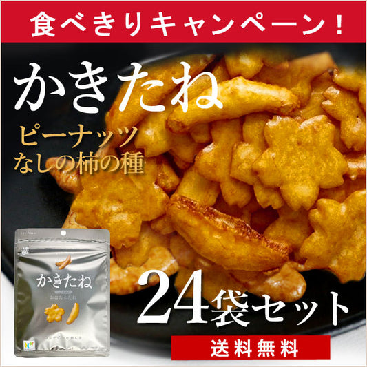 ピリ辛好きさん集まれ〜！【かきたね】ポリポリが止まらない/24袋セット（送料無料）