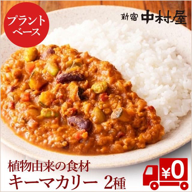 【植物由来の食材使用！】未来志向のキーマカリー2種セット（送料無料）